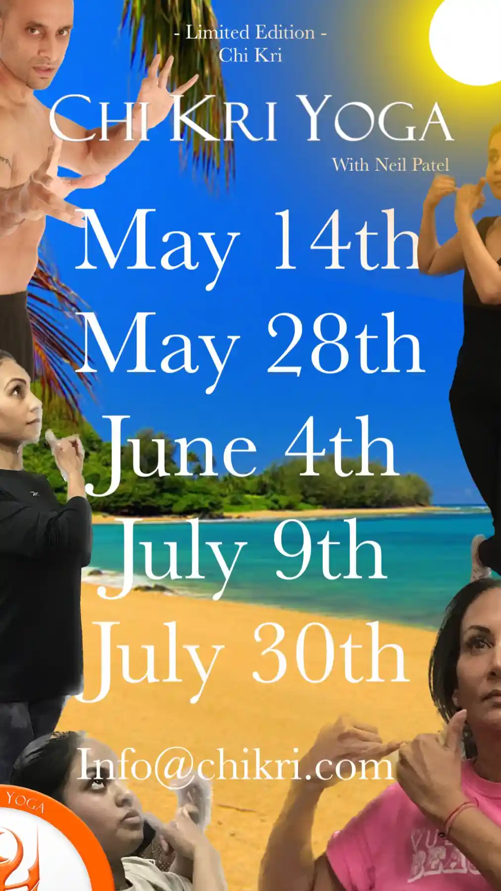 The Chi Kri Yoga Summer Masterclass Dates